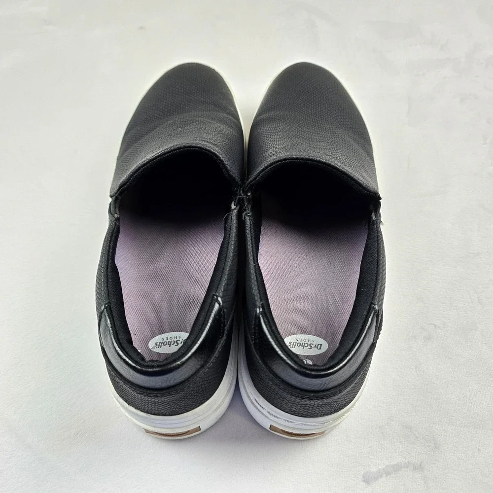 Dr Scholls Madison Next Black Slip On‎ Platform Sneakers Women's Size 10M